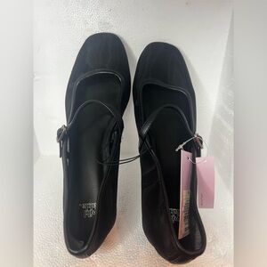 wild fable Black Mary Jane Strap Flats